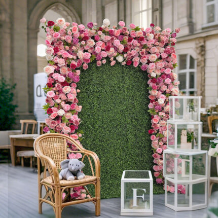 GNW Green Leaves Photography Backdrops Spring Nature Outdoorsy Newborn Baby Shower Backdrop Wall