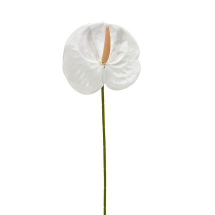 GNW White Artificial Anthurium LRR-294