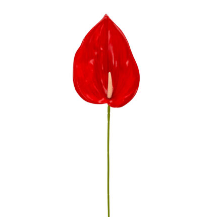 GNW Red Artificial Anthurium LRR-288