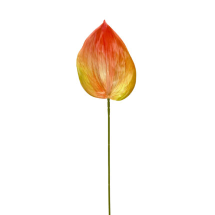 GNW Orange Artificial Anthurium LRR-290