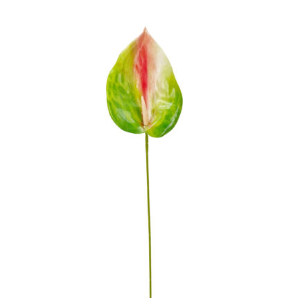 GNW Pink Green Artificial Anthurium LRR-285