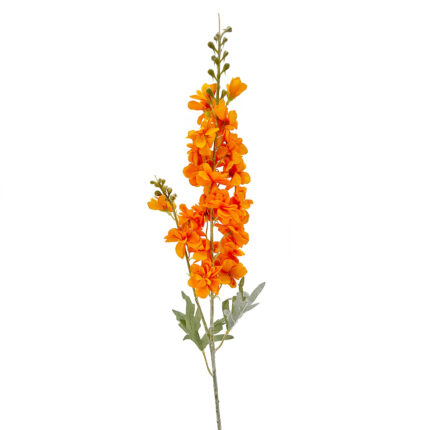 GNW Orange Artificial Delphinium LR-662