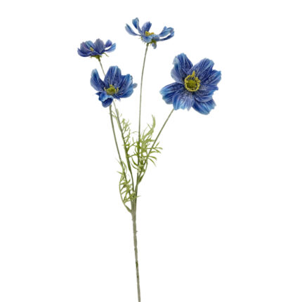 GNW Blue Artificial Faux Poppy WX-180