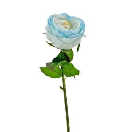 GNW Blue Artificial Garden Rose Real Touch JM-114