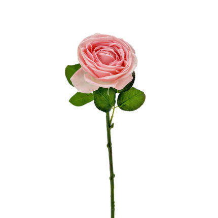 GNW Pink Artificial Garden Rose Real Touch JM-116
