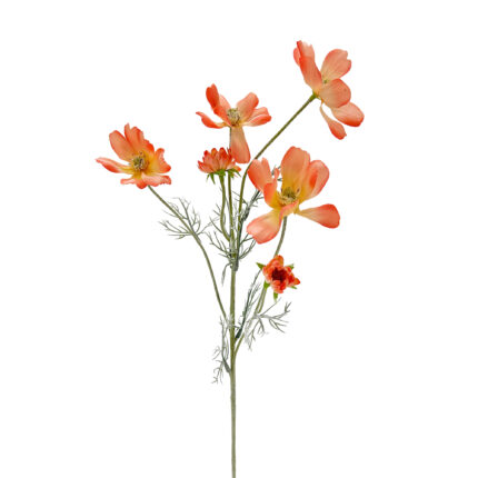 GNW Orange Artificial Poppy JM-52