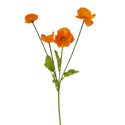 GNW Orange Artificial Poppy JM-40