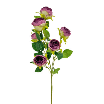 GNW Purple Artificial Garden Rose Silk DH-32