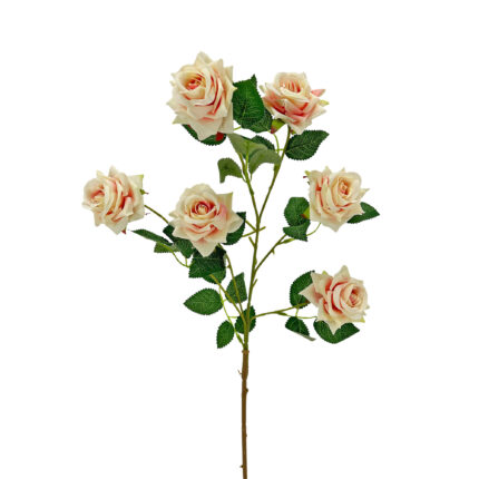 GNW Pink Artificial Garden Rose With Sharp Tips DH-33