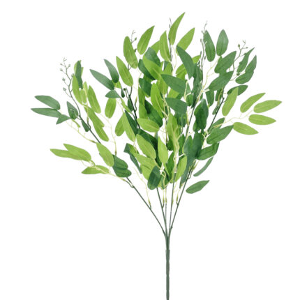 GNW Green Artificial Bunch Of Willow Leaves MY-249
