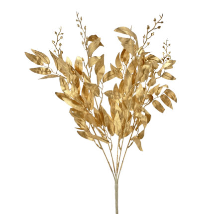 GNW Gold Artificial Bunch Of Willow Leaves LR-64
