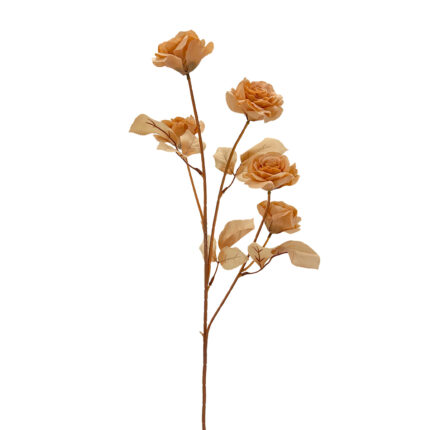 GNW Brown Artificial Garden Rose Silk XHH-04