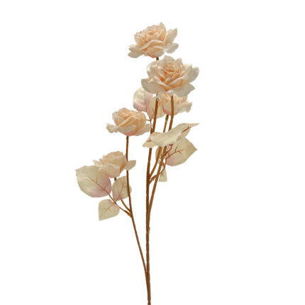 GNW Light Orange Artificial Garden Rose Silk XHH-02