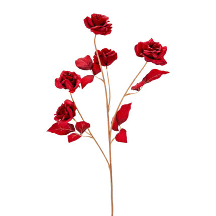 GNW Dark Red Artificial Garden Rose Silk XHH-07