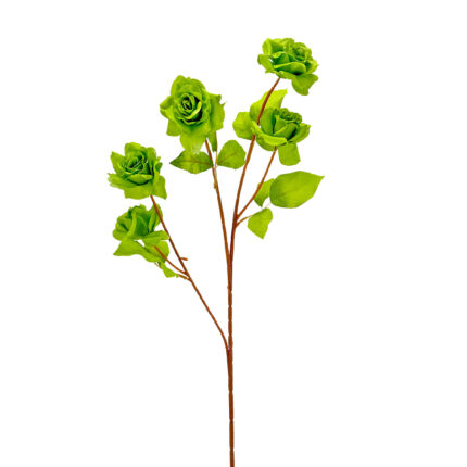 GNW Green Artificial Garden Rose Silk LRR-189