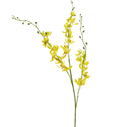 GNW Yellow Artificial Dendrobium Orchid LZ-128