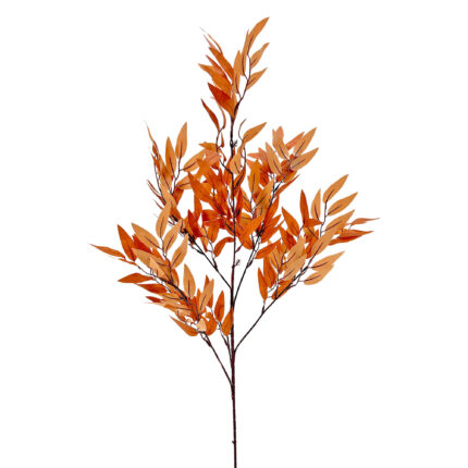 GNW Brown Artificial Salix Leaf LRR-320