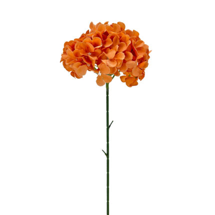 GNW Brown Artificial Hydrangea Silk LRR-357
