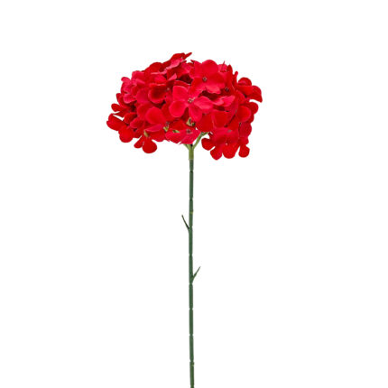 GNW Red Artificial Hydrangea Silk LRR-359