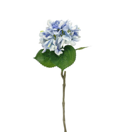 GNW White Blue Artificial Single Hydrangea Real Touch GYX-13
