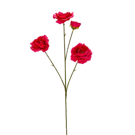 GNW Rose Red Artificial Herbaceous Peony LRR-336