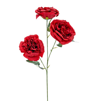 GNW Red Artificial Chinese Rose Peony LRR-347