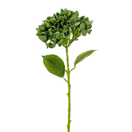 GNW Green Artificial Floral Hydrangea Silk LRR-376