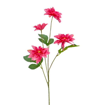 GNW Dark Pink Artificial Dahlia Peony LRR-275