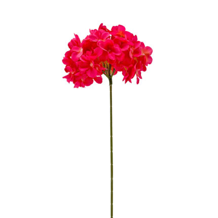 GNW Rose Red Artificial Leafless Hydrangea Silk LRR-380