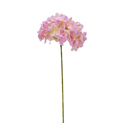 GNW Pink Artificial Leafless Hydrangea Silk LRR-381