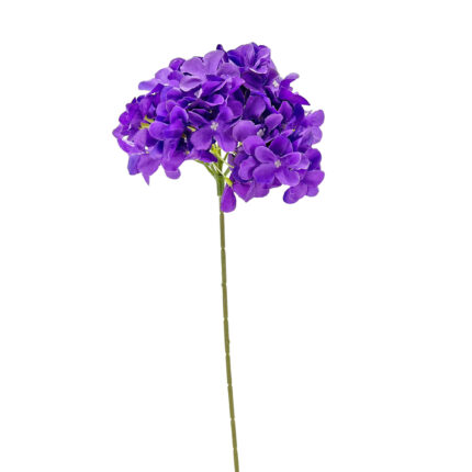 GNW Purple Artificial Leafless Hydrangea Silk LRR-382