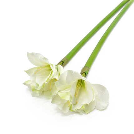 GNW White Artificial Amaryllis
