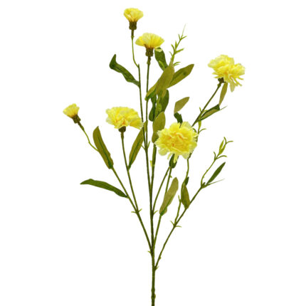 GNW Yellow Artificial Carnations Flower QZ-25