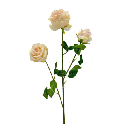 GNW Light Beige Artificial Garden Rose Silk WX-09