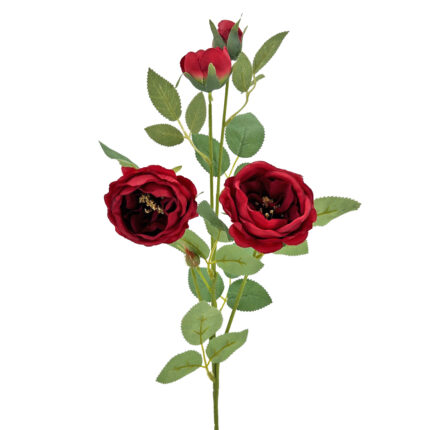 GNW Red Artificial David Austin Rose Silk WX-76