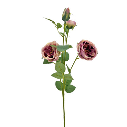 GNW Purple Artificial David Austin Rose Silk WX-74
