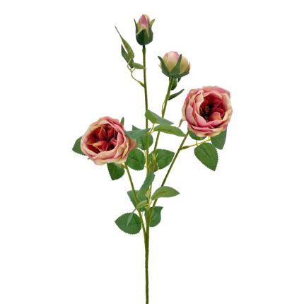 GNW Dark Pink Artificial David Austin Rose Silk WX-73