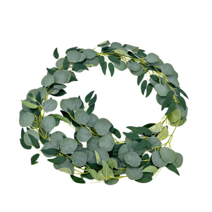 GNW Green Artificial Hanging Eucalyptus Willow Vines LZ-193