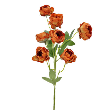GNW Orange Artificial Chinese Rose Peony WX-26
