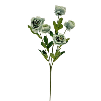 GNW Blue Green Artificial Chinese Rose Peony WX-22