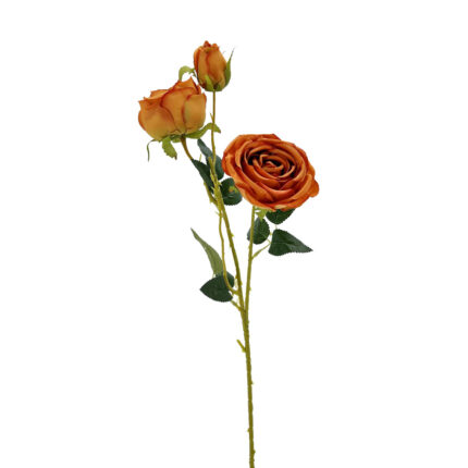 GNW Orange Artificial Empress Rose Silk MY-08
