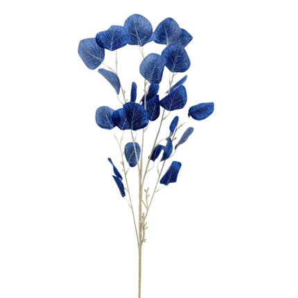 GNW Blue Artificial Eucalyptus Gum Leaf LR-11