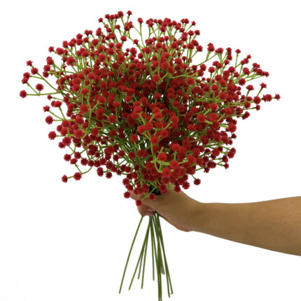GNW Red Artificial Baby's Breath LZ-201