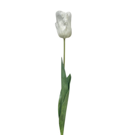 GNW White Artificial Tulips Real Touch QH-67
