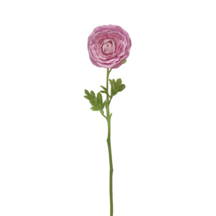 GNW Pink Artificial Single Ranunculus Real Touch GYX-36