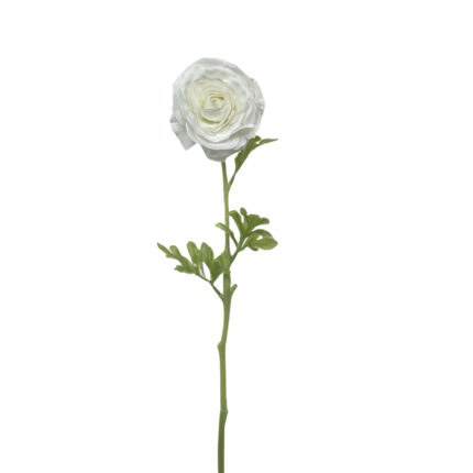 GNW White Artificial Single Ranunculus Real Touch GYX-35
