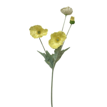 GNW Yellow Artificial Poppy Real Touch GYX-41