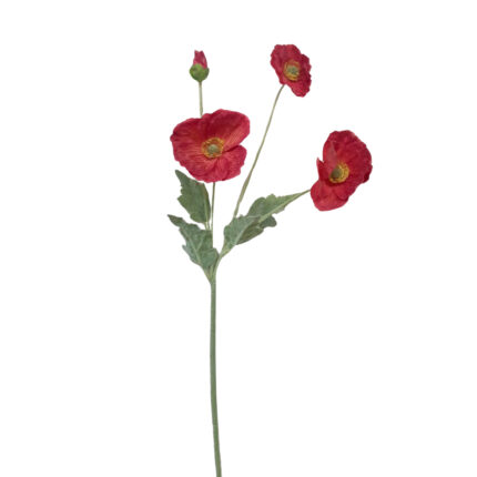 GNW Red Artificial Poppy Real Touch GYX-40