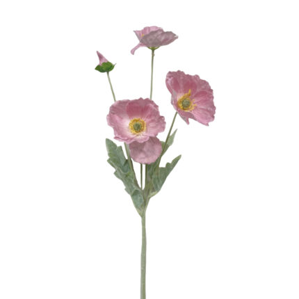 GNW Pink Artificial Poppy Real Touch GYX-39