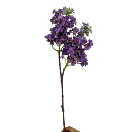 GNW Dark Purple Artificial 2-head Hydrangea Real Touch GYX-87